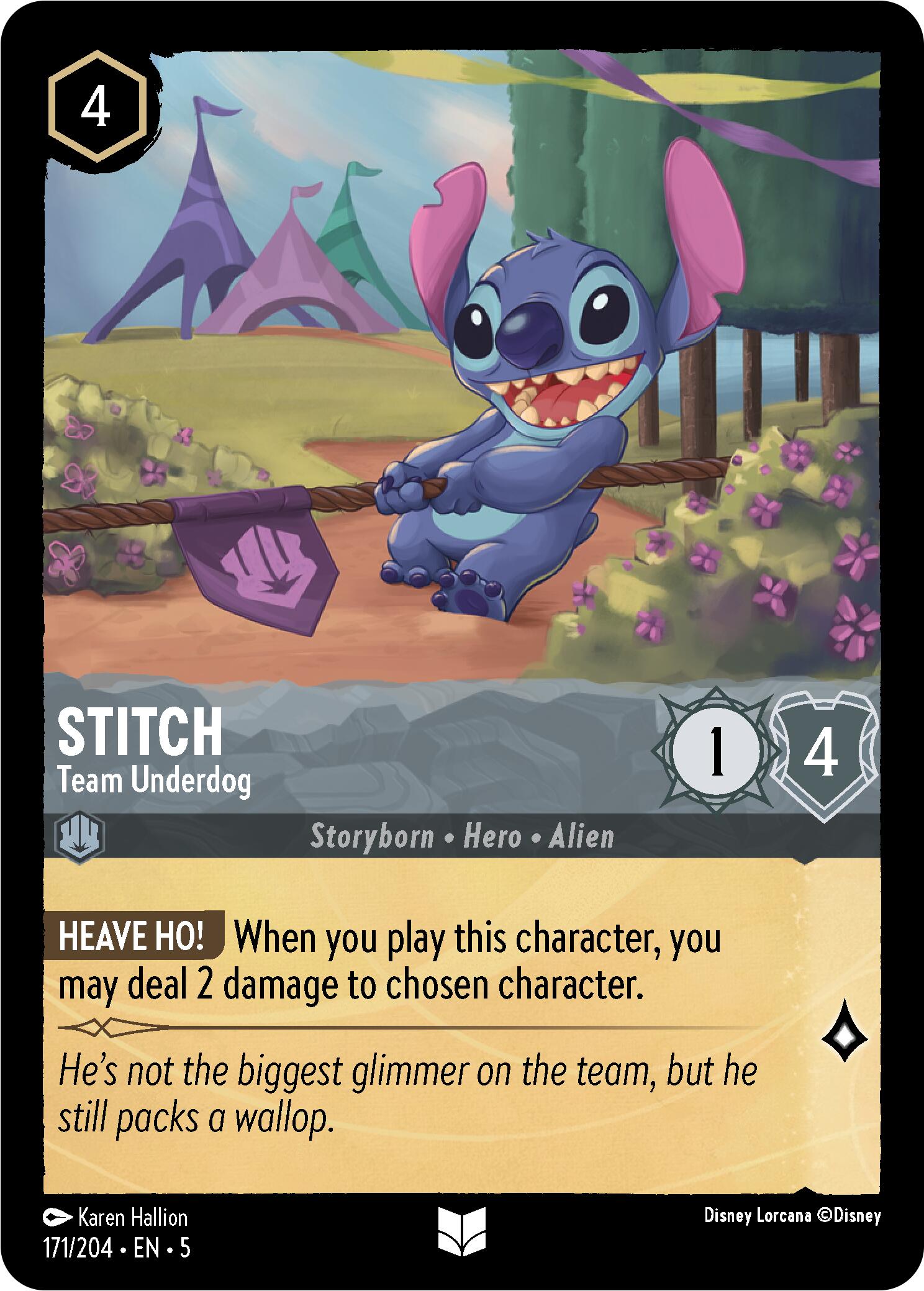 Stitch - Team Underdog (171/204) [Shimmering Skies] | Total Play