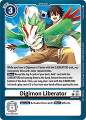 Digimon Liberator [P-151] (Store Tournament 2024 Jul. – Sep. Participation Pack) [Promotional Cards] | Total Play