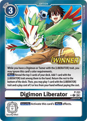 Digimon Liberator [P-151] (Store Tournament 2024 Jul. – Sep. Winner Pack) [Promotional Cards] | Total Play