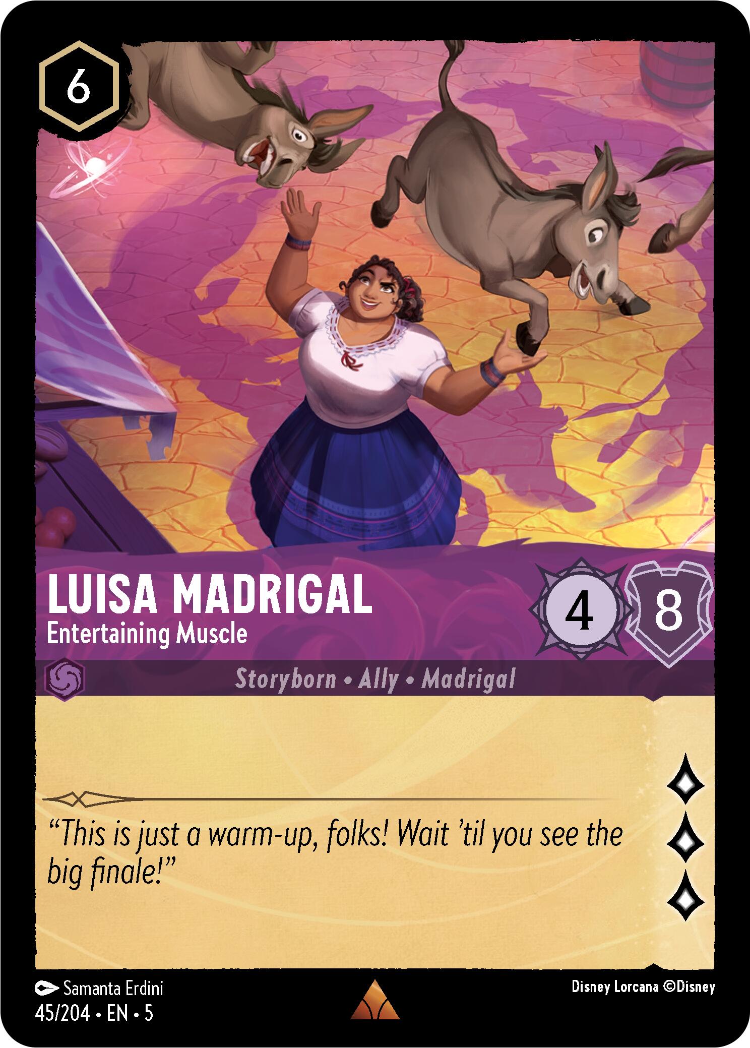 Luisa Madrigal - Entertaining Muscle (45/204) [Shimmering Skies] | Total Play