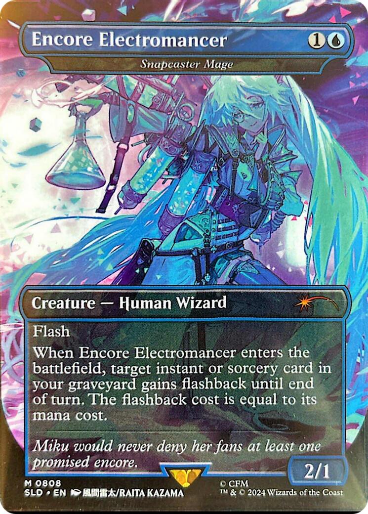 Encore Electromancer - Snapcaster Mage (Rainbow Foil) [Secret Lair Drop Series] | Total Play