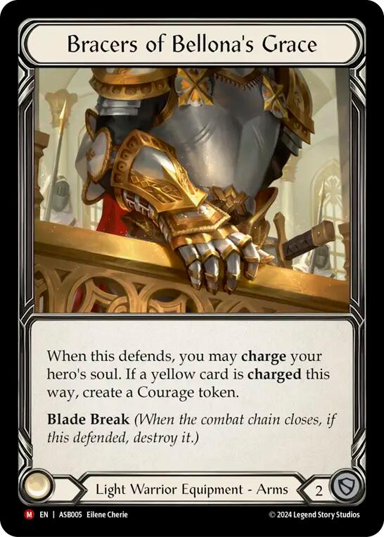 Bracers of Bellona's Grace [ASB005] (Armory Deck: Boltyn)  Rainbow Foil | Total Play