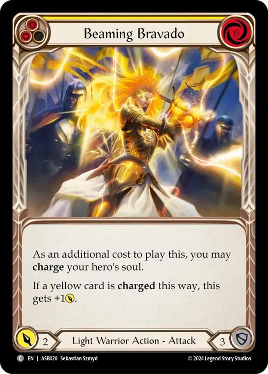 Beaming Bravado (Yellow) [ASB020] (Armory Deck: Boltyn) | Total Play