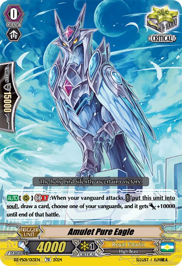 Amulet Pure Eagle (DZ-PS01/013EN) [Premium Deckset "Jewel Knight"] | Total Play