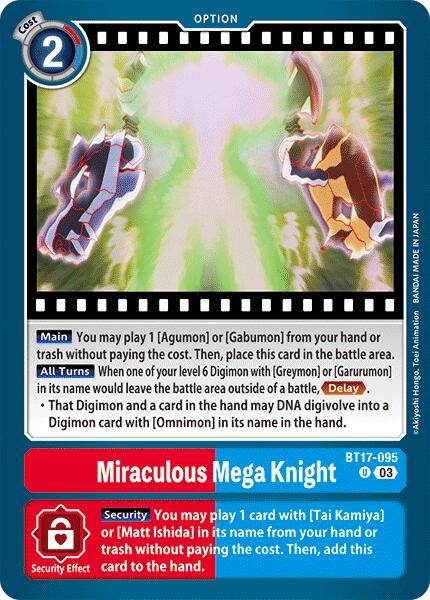 Miraculous Mega Knight [BT17-095] [Secret Crisis] | Total Play