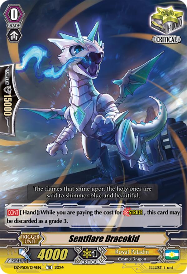 Sentflare Dracokid (DZ-PS01/014EN) [Premium Deckset "Jewel Knight"] | Total Play