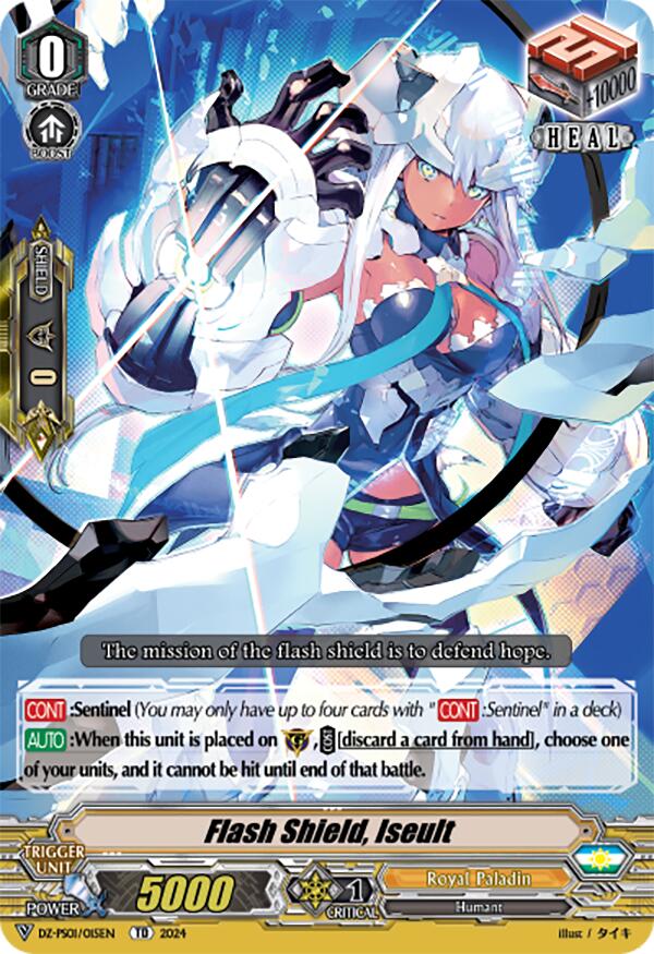 Flash Shield, Iseult (DZ-PS01/015EN) [DZ-PS01: Premium Deckset "Jewel Knight"] | Total Play