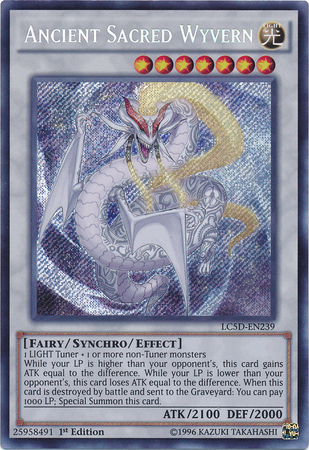 Ancient Sacred Wyvern [LC5D-EN239] Secret Rare | Total Play