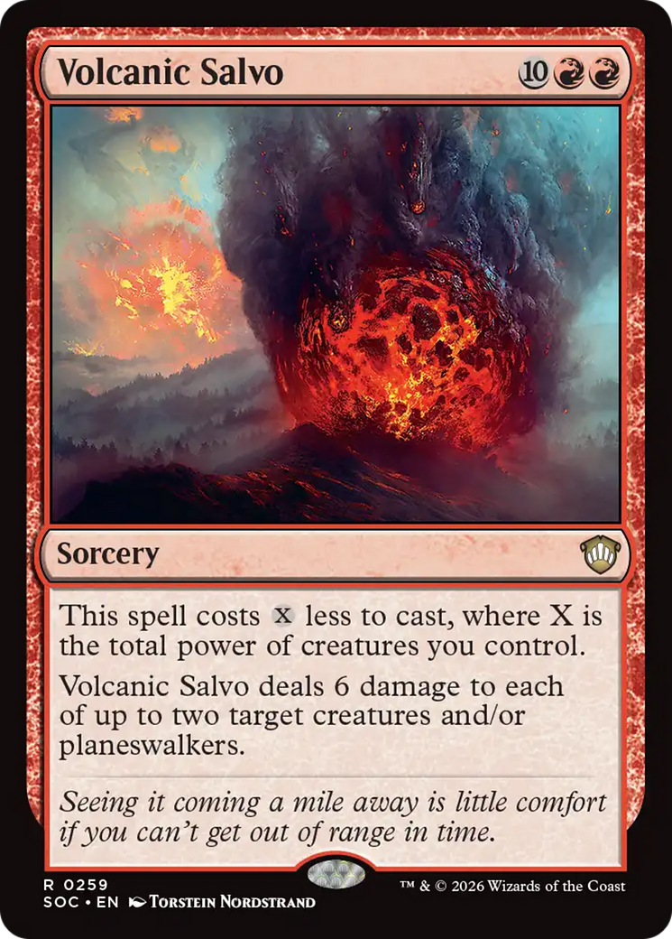 Volcanic Salvo [Secrets of Strixhaven Commander] | Total Play