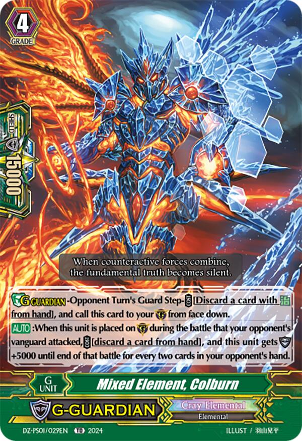 Mixed Element, Colburn (DZ-PS01/029EN) [Premium Deckset "Jewel Knight"] | Total Play