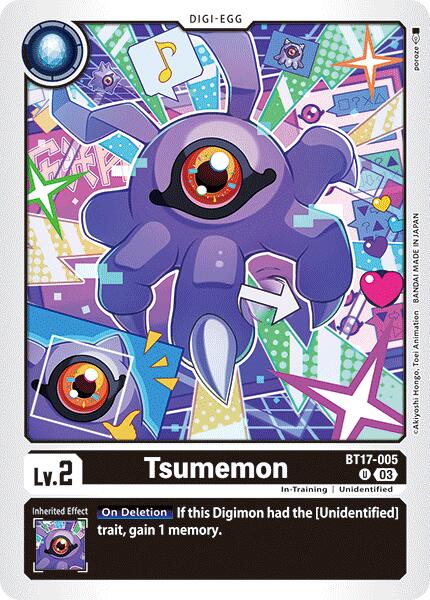 Tsumemon [BT17-005] [Secret Crisis] | Total Play