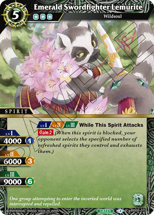Emerald Swordfighter Lemurite (BSS05-075) [Strangers in the Sky] | Total Play