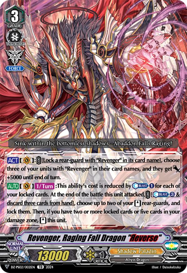 Revenger, Raging Fall Dragon "Reverse" (DZ-PS02/002EN) [Premium Deckset "Revenger"] | Total Play