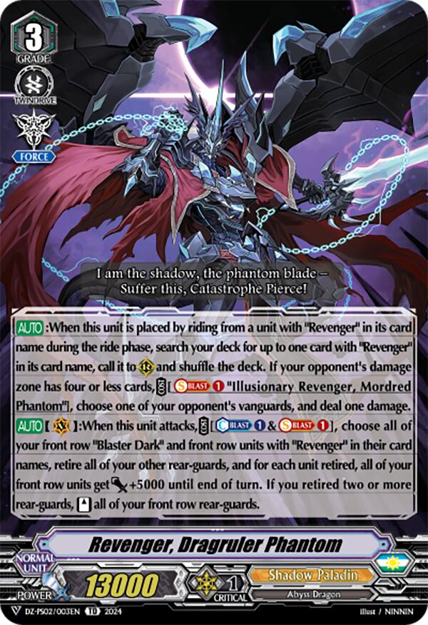 Revenger, Dragruler Phantom (DZ-PS02/003EN) [Premium Deckset "Revenger"] | Total Play