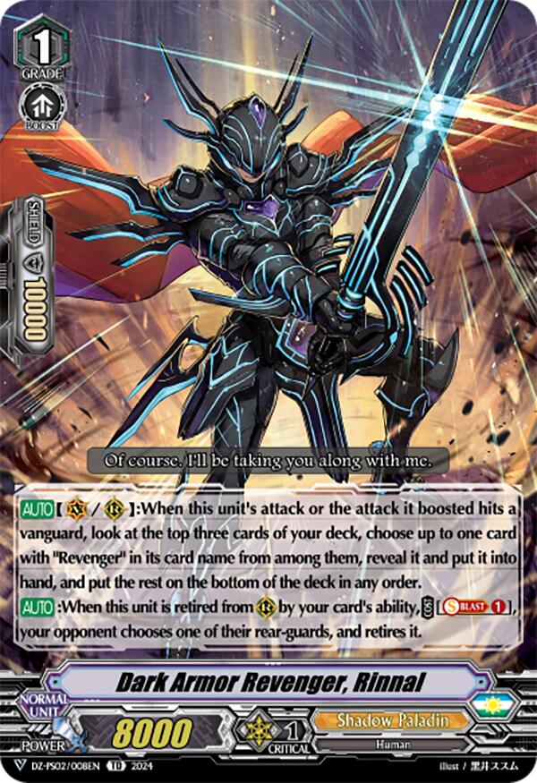 Dark Armor Revenger, Rinnal (DZ-PS02/008EN) [Premium Deckset "Revenger"] | Total Play