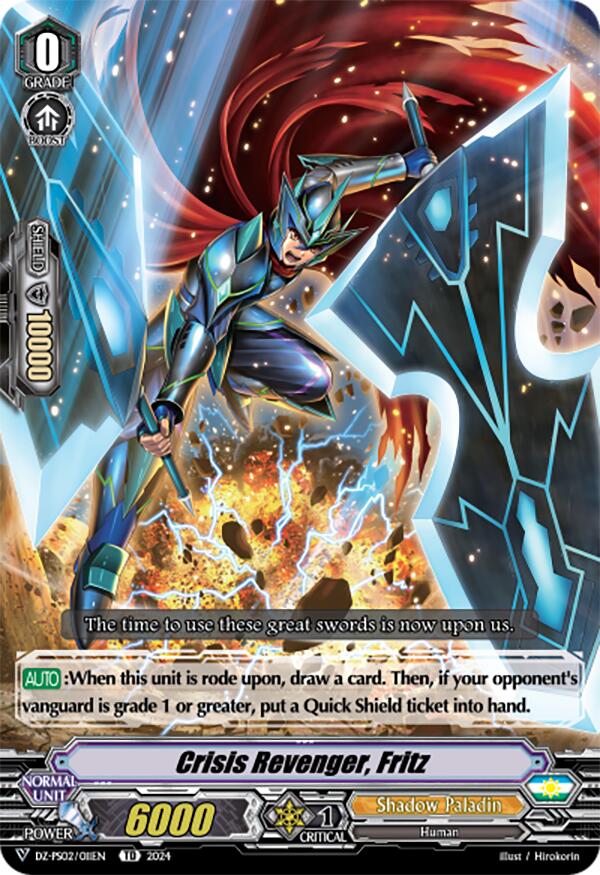 Crisis Revenger, Fritz (DZ-PS02/011EN) [Premium Deckset "Revenger"] | Total Play