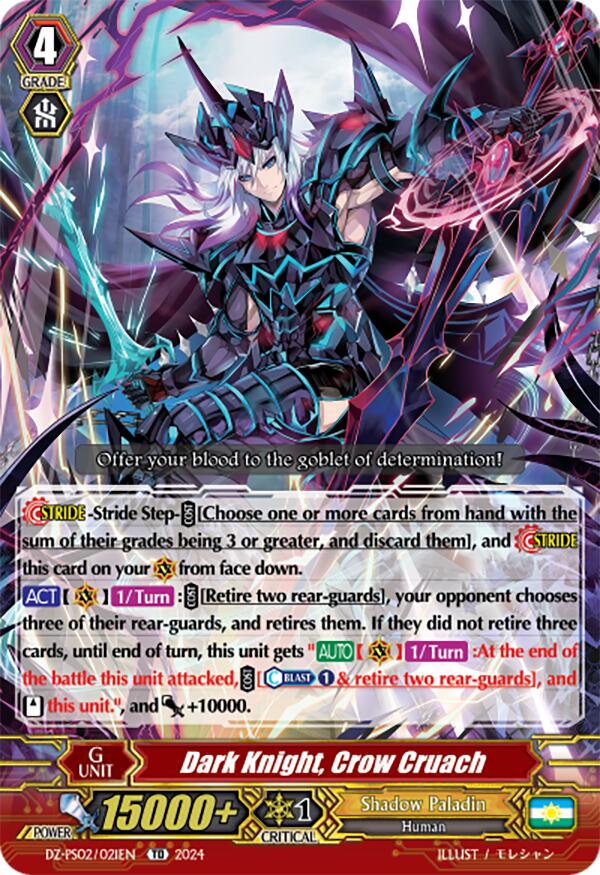 Dark Knight, Crow Cruach (DZ-PS02/021EN) [Premium Deckset "Revenger"] | Total Play
