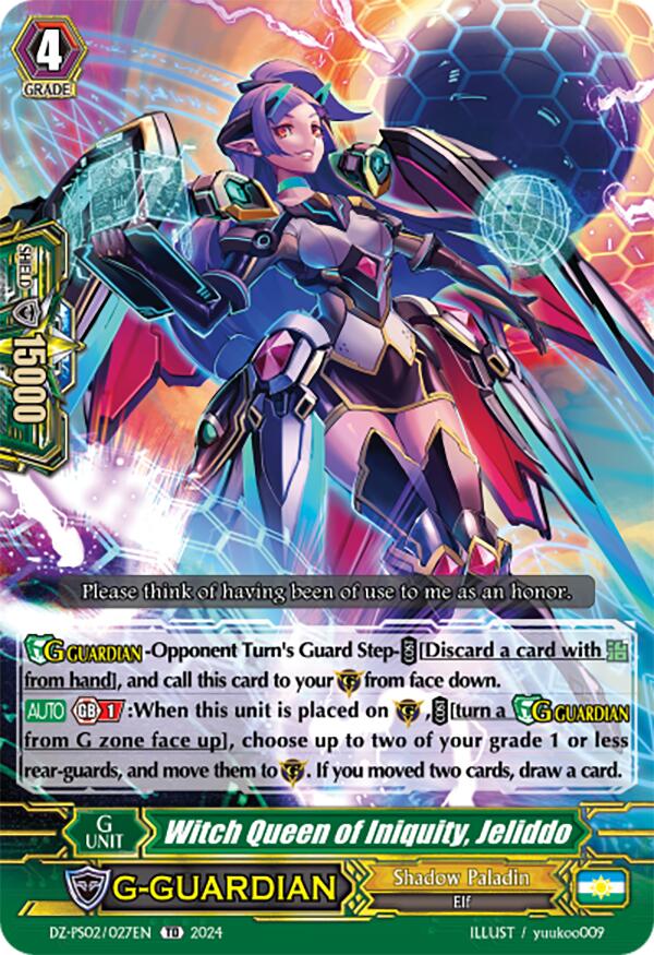 Witch Queen of Iniquity, Jeliddo (DZ-PS02/027EN) [Premium Deckset "Revenger"] | Total Play