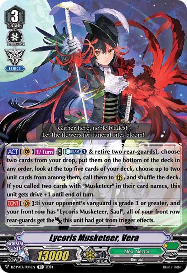 Lycoris Musketeer, Vera (DZ-PS03/004EN) [Premium Deckset "Musketeer"] | Total Play