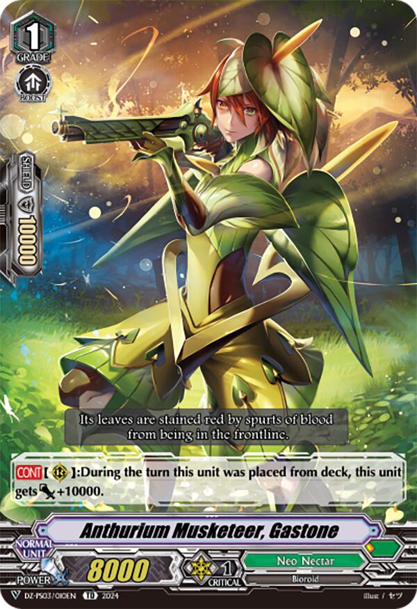 Anthurium Musketeer, Gastone (DZ-PS03/010EN) [Premium Deckset "Musketeer"] | Total Play