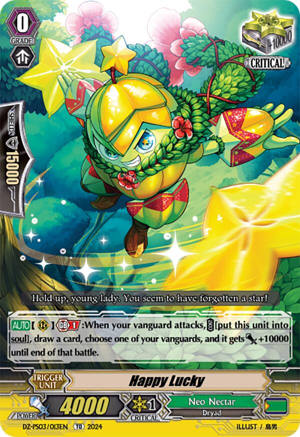 Happy Lucky (DZ-PS03/013EN) [Premium Deckset "Musketeer"] | Total Play
