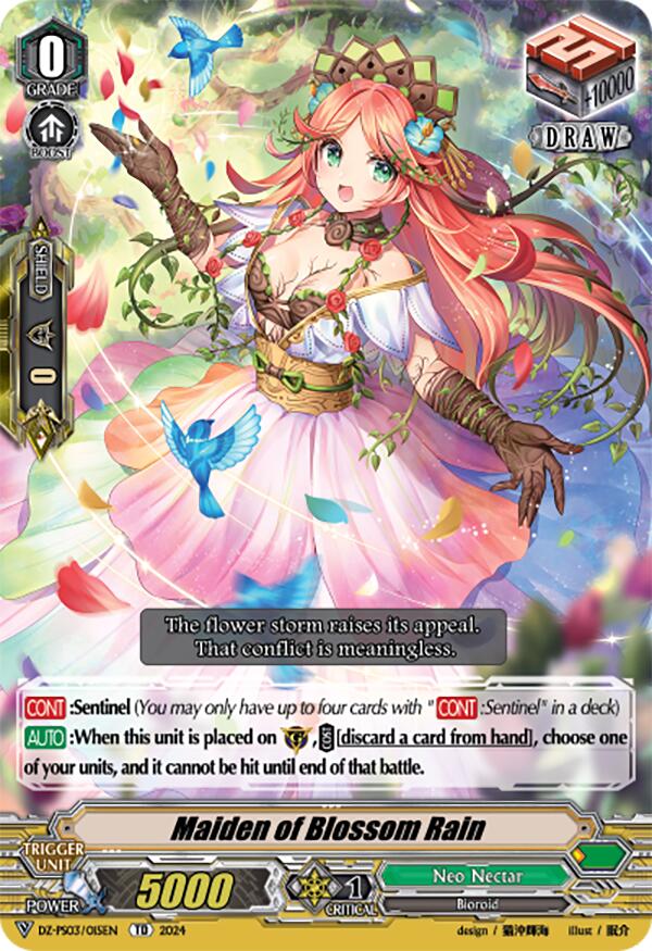 Maiden of Blossom Rain (DZ-PS03/015EN) [Premium Deckset "Musketeer"] | Total Play