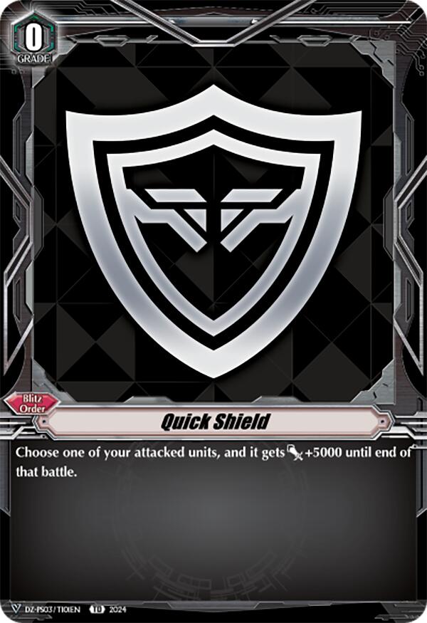 Quick Shield (DZ-PS03/TI01EN) [Premium Deckset "Musketeer"] | Total Play