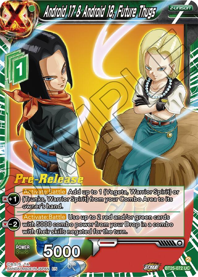 Android 17 & Android 18, Future Thugs (BT25-072) [Legend of the Dragon Balls Prerelease Promos] | Total Play