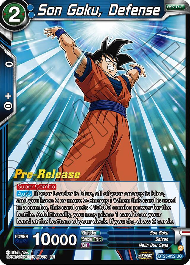Son Goku, Defense (BT25-052) [Legend of the Dragon Balls Prerelease Promos] | Total Play