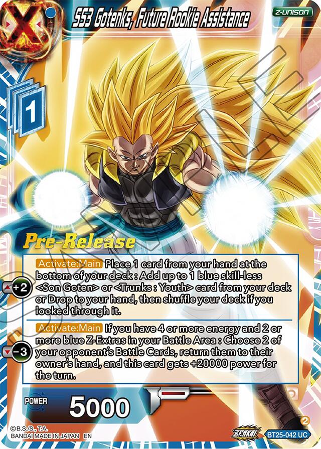 SS3 Gotenks, Future Rookie Assistance (BT25-042) [Legend of the Dragon Balls Prerelease Promos] | Total Play