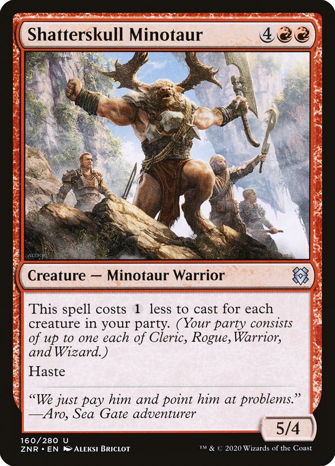 Shatterskull Minotaur [Zendikar Rising] | Total Play