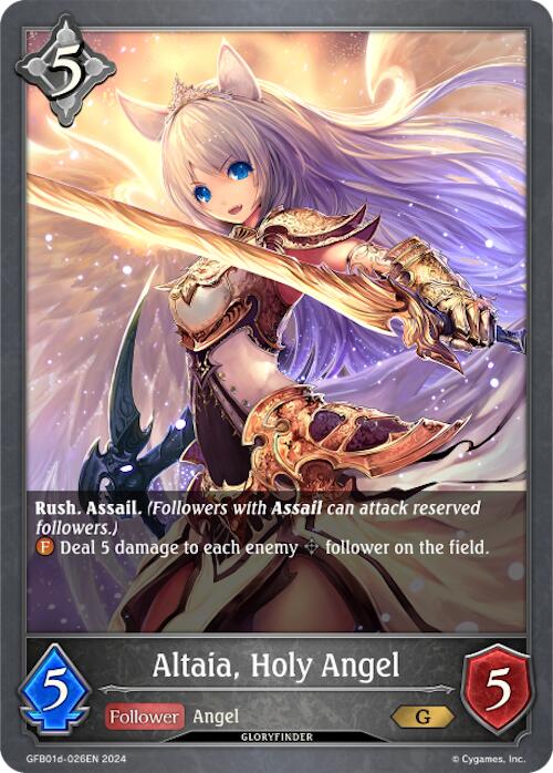 Altaia, Holy Angel (GFB01d-026EN) [Gloryfinder Bundle 01: Guide to Glory] | Total Play