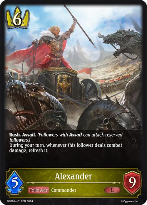 Alexander (GFB01a-012EN) [Gloryfinder Bundle 01: Guide to Glory] | Total Play