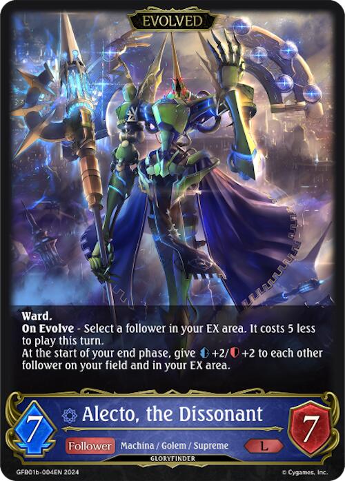 Alecto, the Dissonant (Evolved) (GFB01b-004EN) [Gloryfinder Bundle 01: Guide to Glory] | Total Play