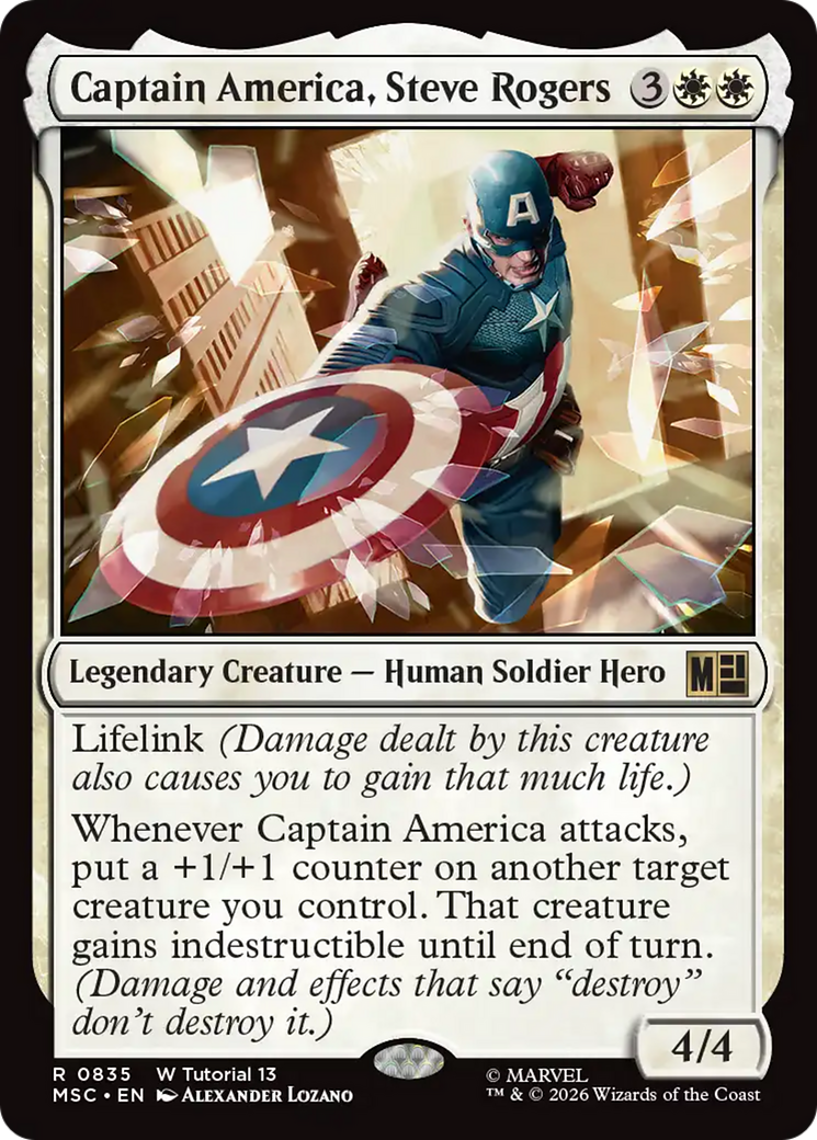 Captain America, Steve Rogers (0835) [Marvel Super Heroes Commander] | Total Play
