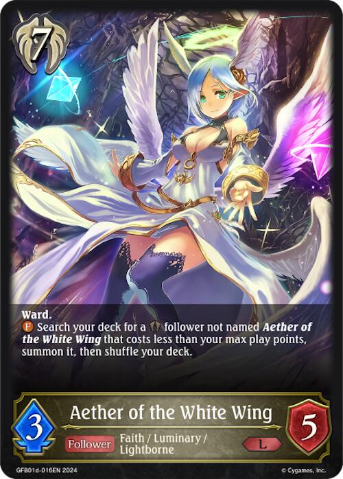 Aether of the White Wing (GFB01d-016EN) [Gloryfinder Bundle 01: Guide to Glory] | Total Play