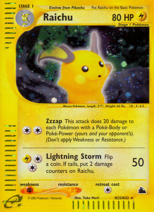Raichu (H25/H32) [Skyridge] | Total Play