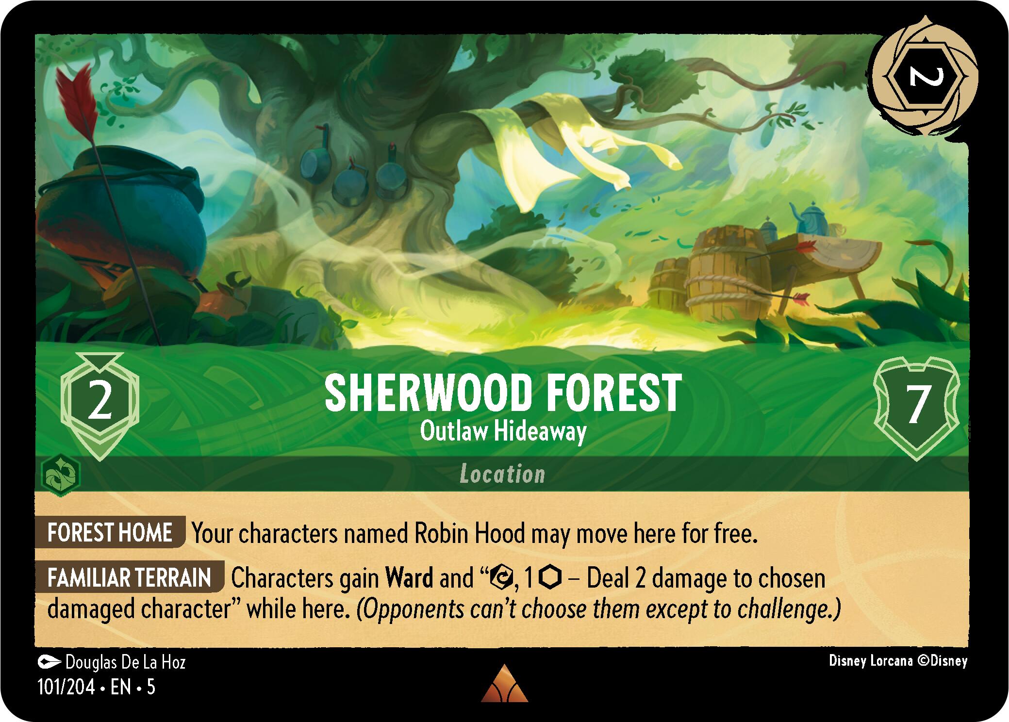 Sherwood Forest - Outlaw Hideaway (101/204) [Shimmering Skies] | Total Play