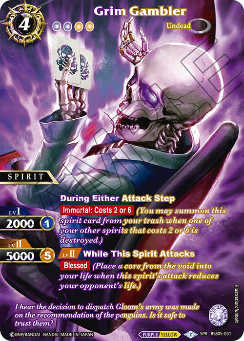 Grim Gambler (SPR) (BSS05-031) [Strangers in the Sky] | Total Play