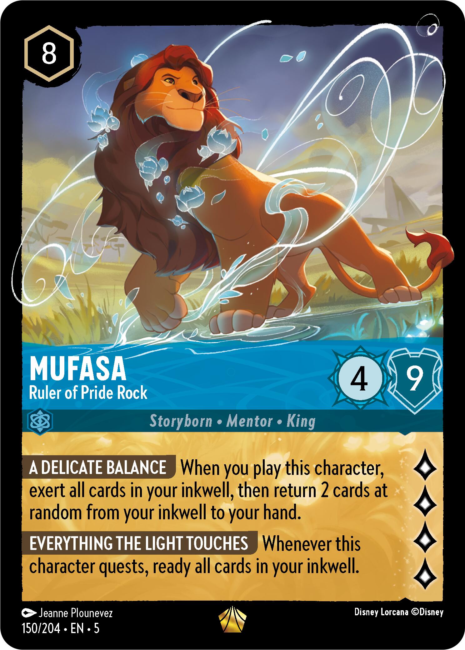 Mufasa - Ruler of Pride Rock (150/204) [Shimmering Skies] | Total Play