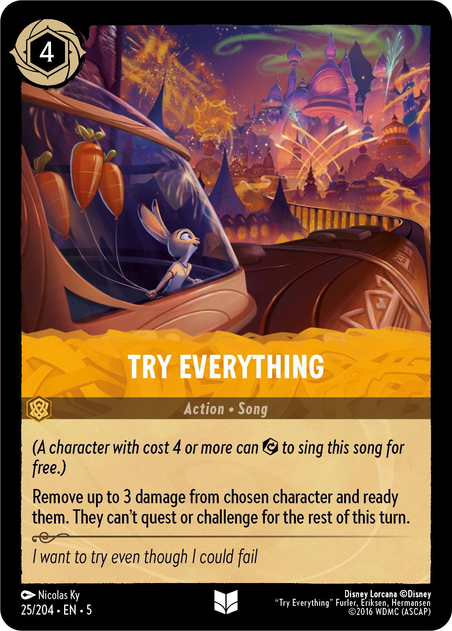 Try Everything (25/204) [Shimmering Skies] | Total Play