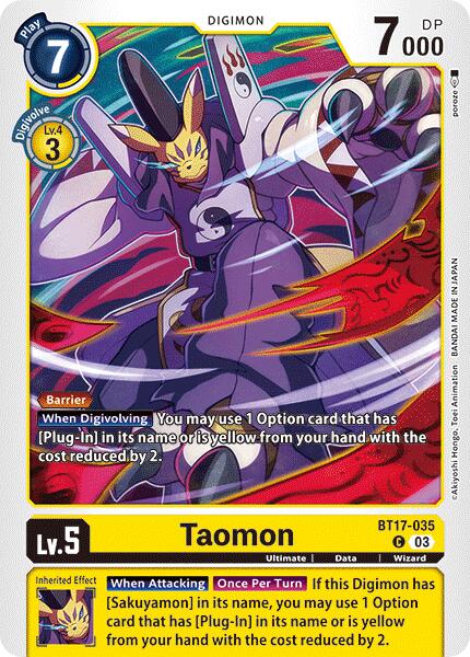 Taomon [BT17-035] [Secret Crisis] | Total Play