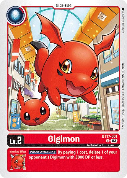 Gigimon [BT17-001] [Secret Crisis] | Total Play