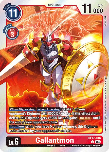 Gallantmon [BT17-016] [Secret Crisis] | Total Play