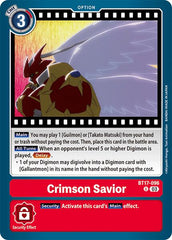 Crimson Savior [BT17-096] [Secret Crisis] | Total Play