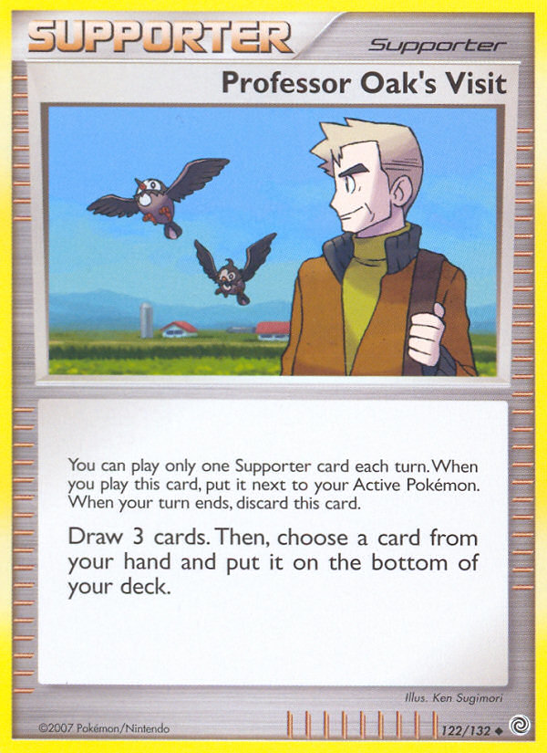 Professor Oak's Visit (122/132) [Diamond & Pearl: Secret Wonders] | Total Play