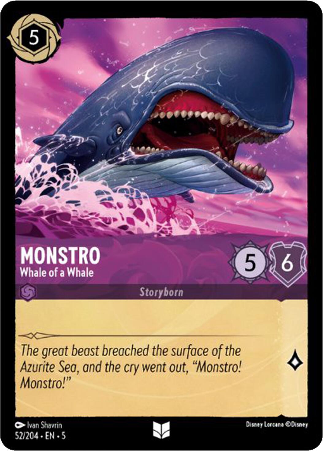 Monstro - Whale of a Whale (52/204) [Shimmering Skies] | Total Play