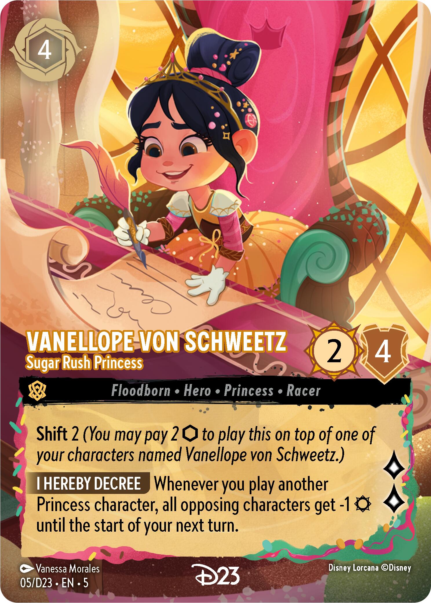 Vanellope von Schweetz - Sugar Rush Princess (5) [D23 Promos] | Total Play