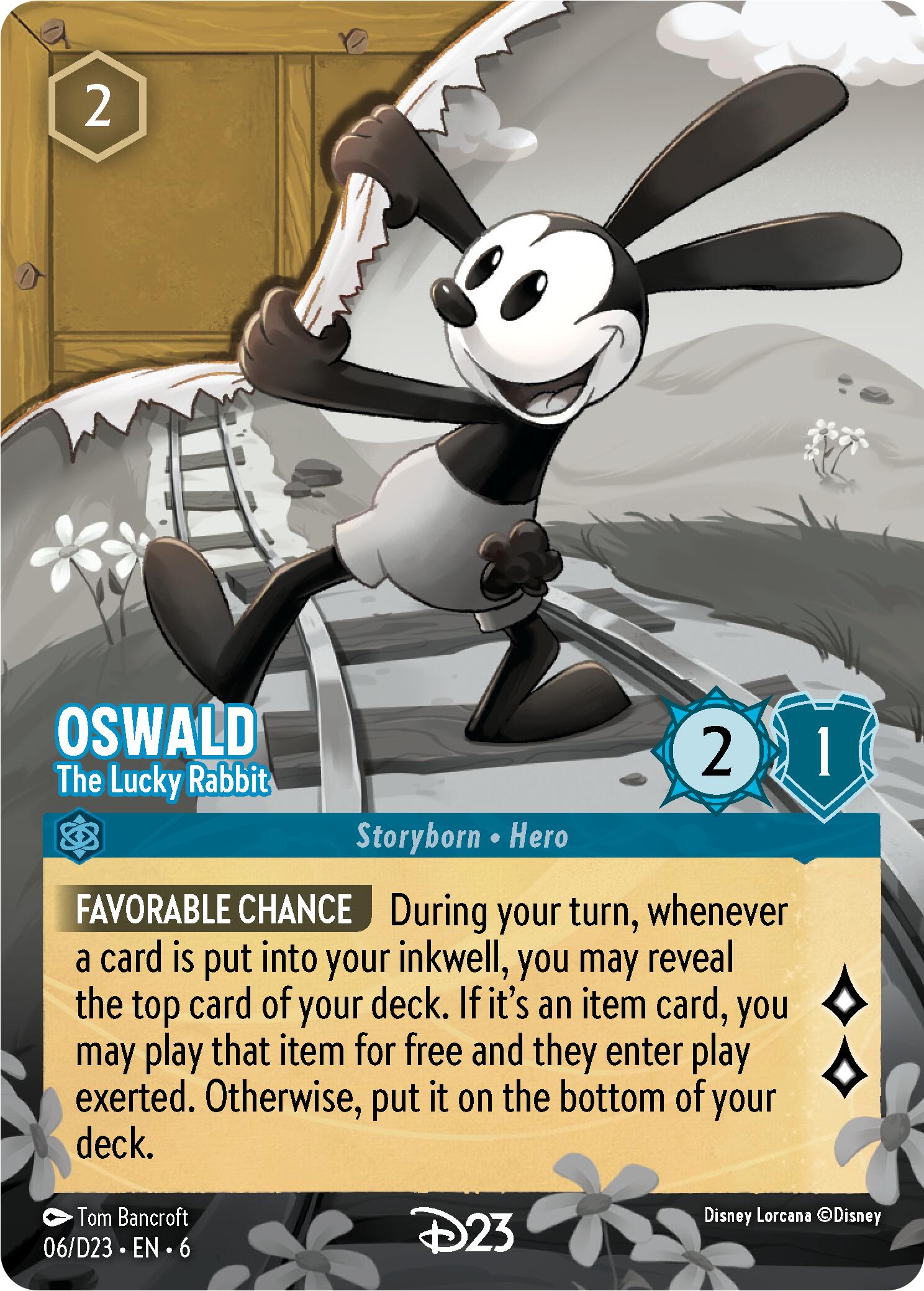 Oswald - The Lucky Rabbit (6) [D23 Promos] | Total Play