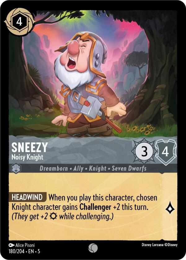 Sneezy - Noisy Knight (180/204) [Shimmering Skies] | Total Play